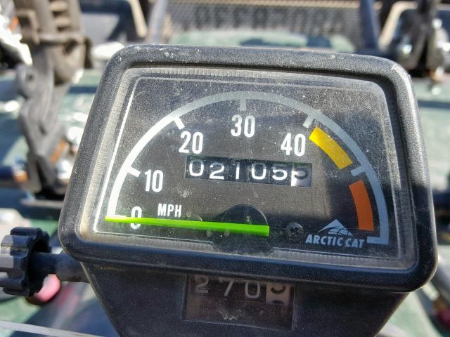 4UF99AT83XT413987 - 1999 ARCTIC CAT CAT GREEN photo 8