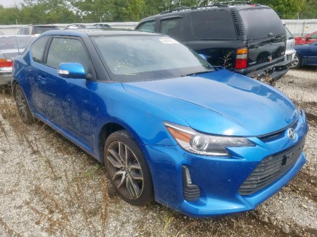 JTKJF5C71E3071019 - 2014 TOYOTA SCION TC ლურჯი ფოტო 1