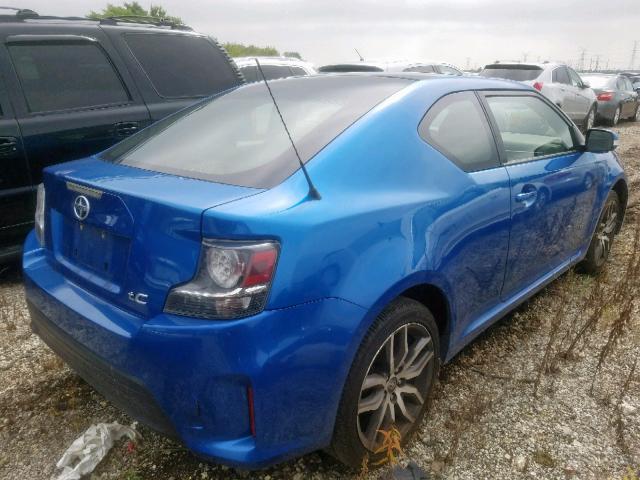 JTKJF5C71E3071019 - 2014 TOYOTA SCION TC ლურჯი ფოტო 4