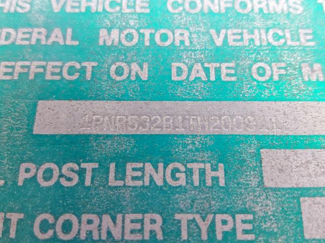 1PNR532B1TH200911 - 1996 PINES TRAILER თეთრი ფოტო 10