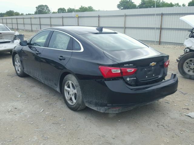 1G1ZB5ST3JF173346 - 2018 CHEVROLET MALIBU LS 黑色 照片 3