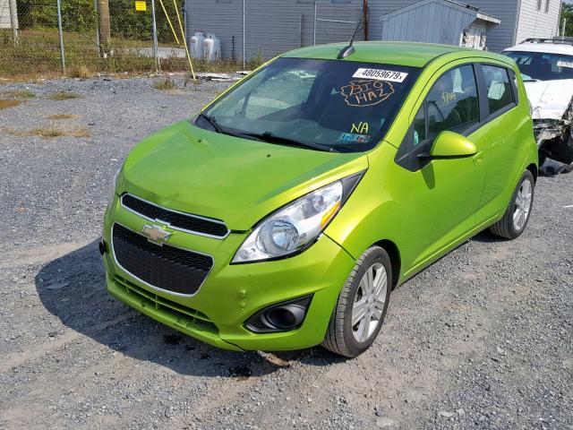 KL8CB6S95FC717399 - 2015 CHEVROLET SPARK LS GREEN photo 2