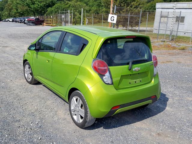 KL8CB6S95FC717399 - 2015 CHEVROLET SPARK LS GREEN photo 3