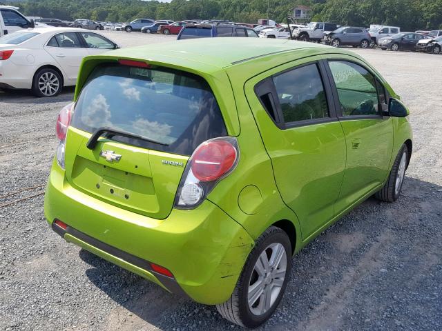 KL8CB6S95FC717399 - 2015 CHEVROLET SPARK LS GREEN photo 4