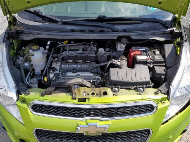 KL8CB6S95FC717399 - 2015 CHEVROLET SPARK LS GREEN photo 7