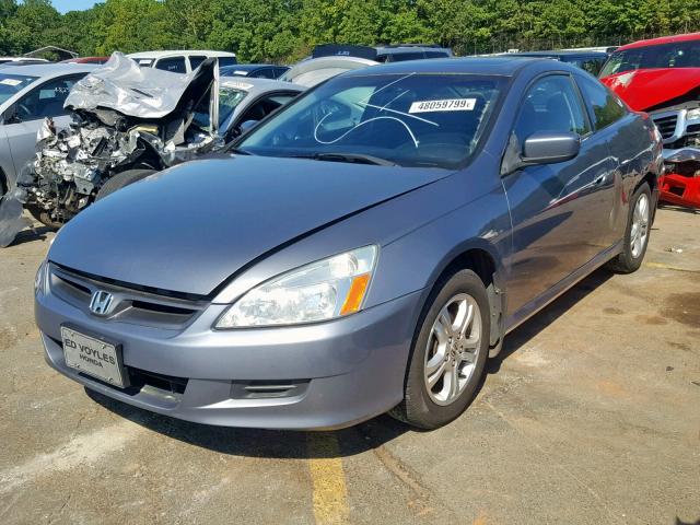 1HGCM72716A020699 - 2006 HONDA ACCORD EX BLUE photo 2