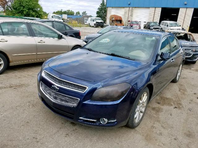 1G1ZK57B39F228406 - 2009 CHEVROLET MALIBU LTZ ლურჯი ფოტო 2