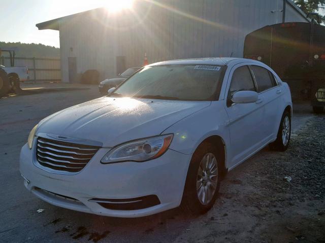 1C3CCBAB0CN292390 - 2012 CHRYSLER 200 LX WHITE photo 2