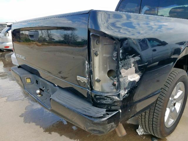 1D7HA18D14S673490 - 2004 DODGE RAM 1500 S BLACK photo 9