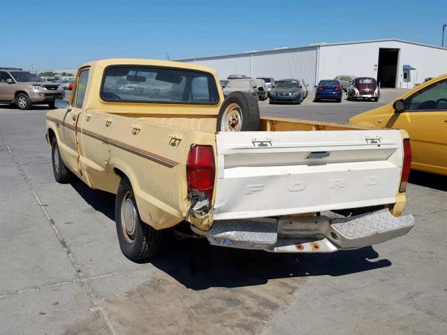 SGTBWT31753 - 1979 FORD PICK UP YELLOW photo 3