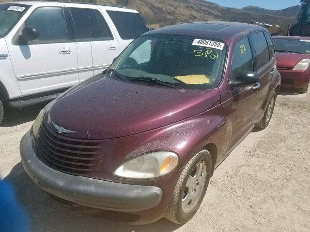 3C8FY68B12T277093 - 2002 CHRYSLER PT CRUISER BURGUNDY photo 2