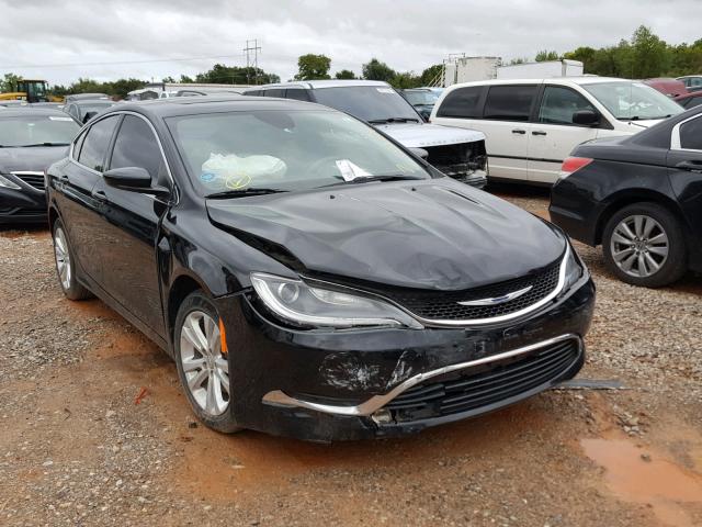 1C3CCCAB0FN683324 - 2015 CHRYSLER 200 LIMITE BLACK photo 1