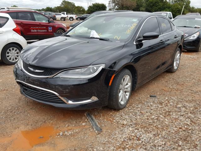 1C3CCCAB0FN683324 - 2015 CHRYSLER 200 LIMITE BLACK photo 2