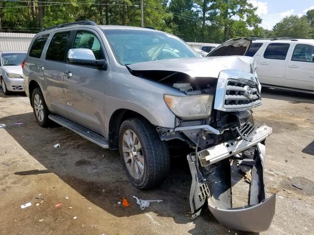 5TDZY68A18S011226 - 2008 TOYOTA SEQUOIA LI SILVER photo 1