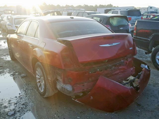 2C3CCAAG3CH216841 - 2012 CHRYSLER 300 RED photo 3