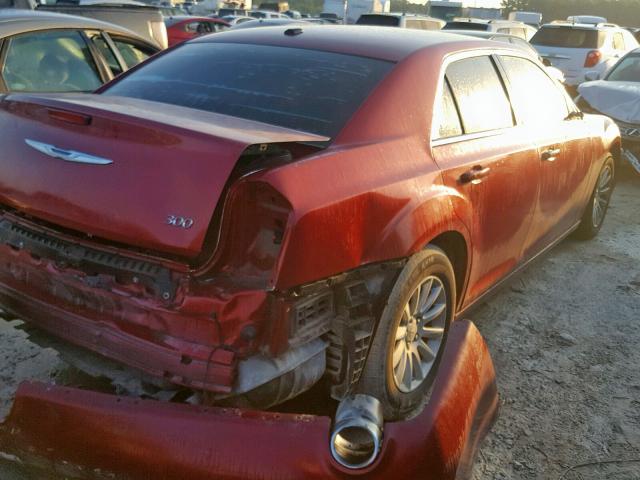 2C3CCAAG3CH216841 - 2012 CHRYSLER 300 RED photo 4