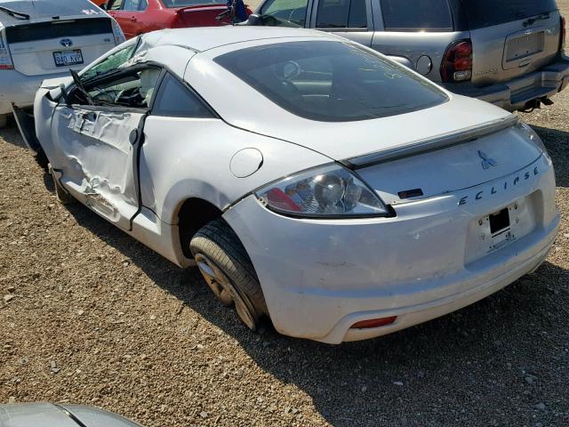 4A3AK24F39E018286 - 2009 MITSUBISHI ECLIPSE GS WHITE photo 3