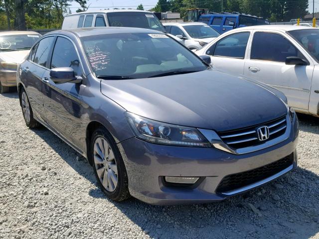 1HGCR2F87DA180123 - 2013 HONDA ACCORD EXL GRAY photo 1