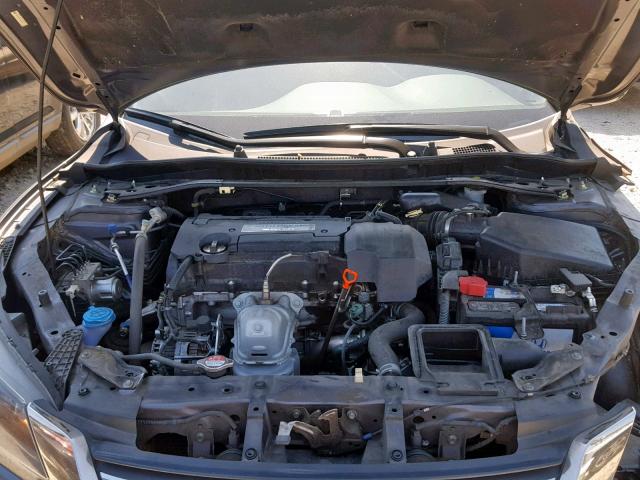 1HGCR2F87DA180123 - 2013 HONDA ACCORD EXL GRAY photo 7