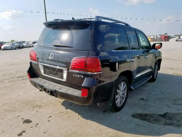 JTJHY7AX7B4070247 - 2011 LEXUS LX 570 BLACK photo 4