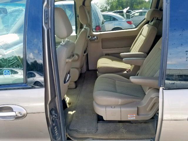 2MRZA21225BJ03357 - 2005 MERCURY MONTEREY C TAN photo 5