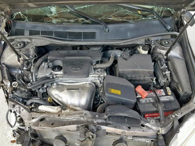 4T1BF1FK8FU001772 - 2015 TOYOTA CAMRY LE GRAY photo 7