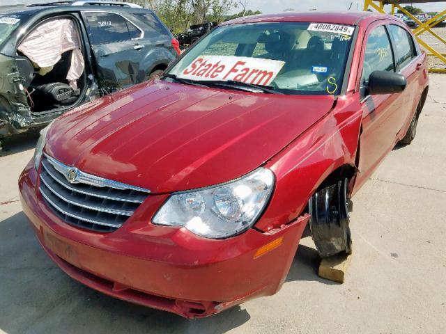 1C3LC46K88N292505 - 2008 CHRYSLER SEBRING LX RED photo 2