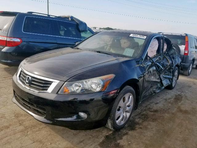 1HGCP36839A041867 - 2009 HONDA ACCORD EXL BLACK photo 2