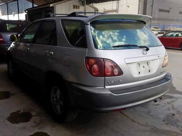 JT6HF10U6Y0119037 - 2000 LEXUS RX 300 SILVER photo 3