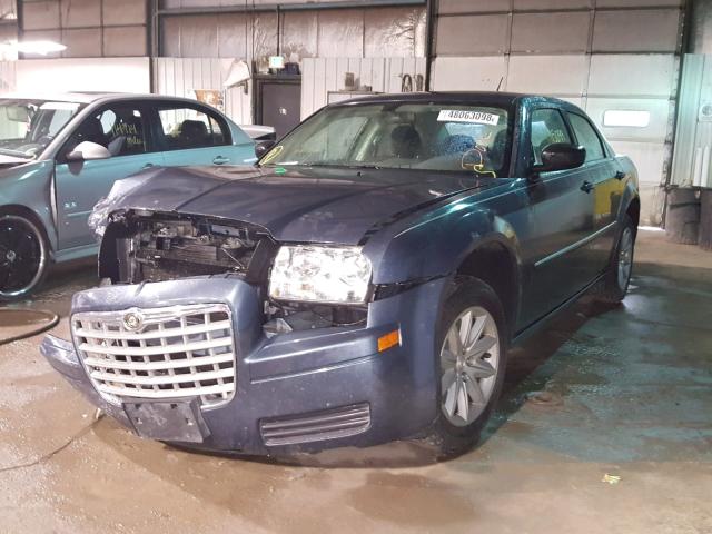 2C3LA43R58H155408 - 2008 CHRYSLER 300 LX BLUE photo 2