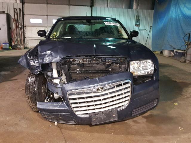 2C3LA43R58H155408 - 2008 CHRYSLER 300 LX BLUE photo 9