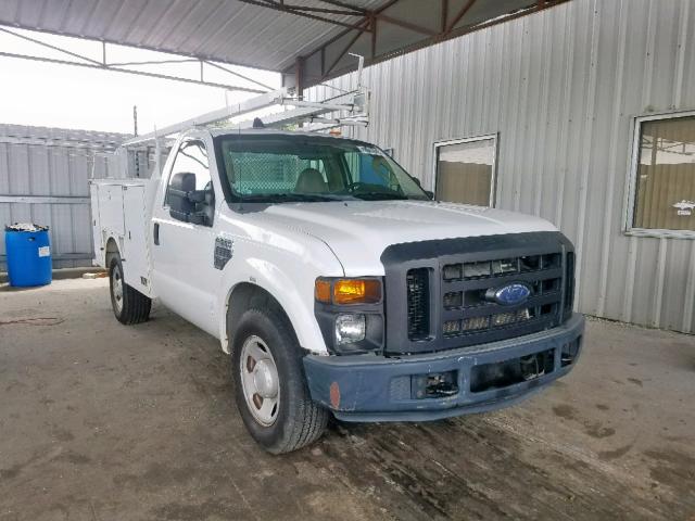 1FDWF30578EC54871 - 2008 FORD F350 SRW S WHITE photo 1