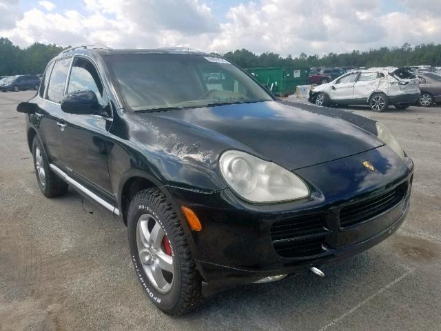 WP1AB29P24LA70709 - 2004 PORSCHE CAYENNE S BLACK photo 1