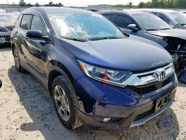 2HKRW1H86HH509305 - 2017 HONDA CR-V EXL BLUE photo 1