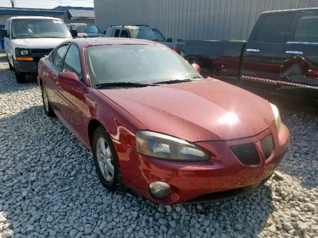 2G2WP552081137800 - 2008 PONTIAC GRAND PRIX BURGUNDY photo 1