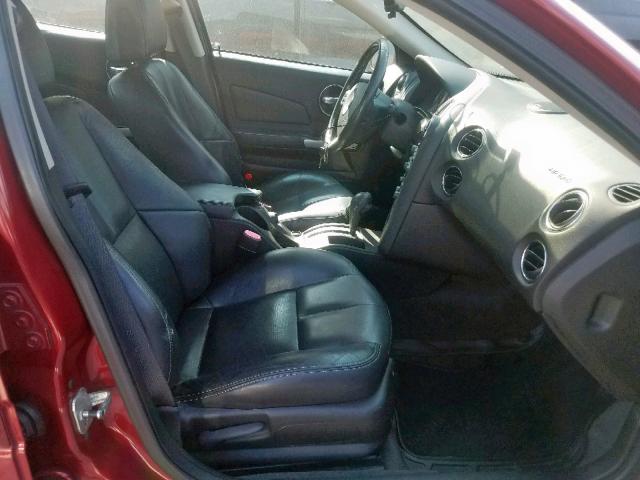 2G2WP552081137800 - 2008 PONTIAC GRAND PRIX BURGUNDY photo 5