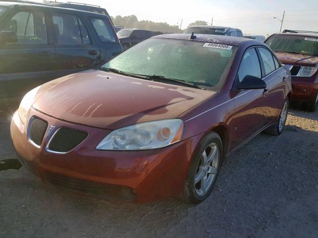 1G2ZH57N394108721 - 2009 PONTIAC G6 GT RED photo 2