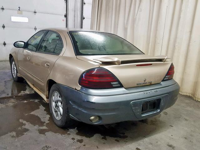 1G2NF52E94M534014 - 2004 PONTIAC GRAND AM S BEIGE photo 3