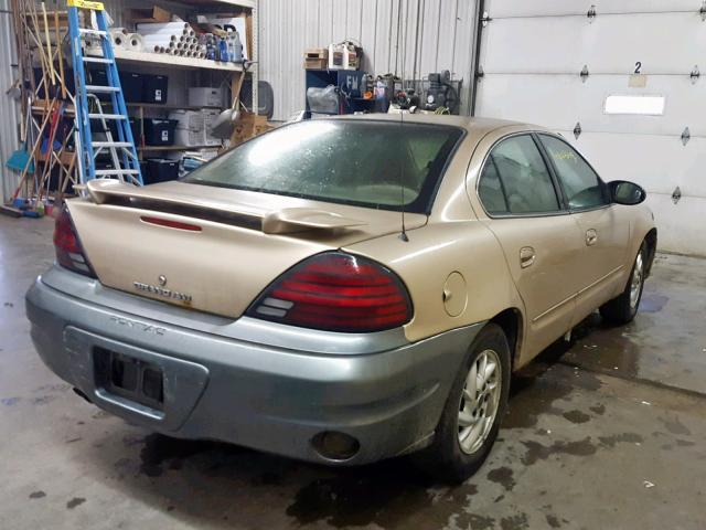 1G2NF52E94M534014 - 2004 PONTIAC GRAND AM S BEIGE photo 4