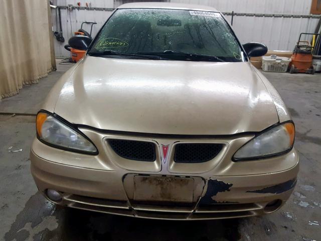 1G2NF52E94M534014 - 2004 PONTIAC GRAND AM S BEIGE photo 9