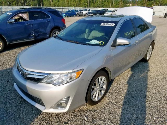 4T4BF1FK3CR245847 - 2012 TOYOTA CAMRY BASE SILVER photo 2