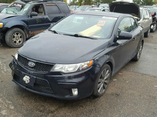 KNAFW6A31B5330219 - 2011 KIA FORTE SX BLACK photo 2