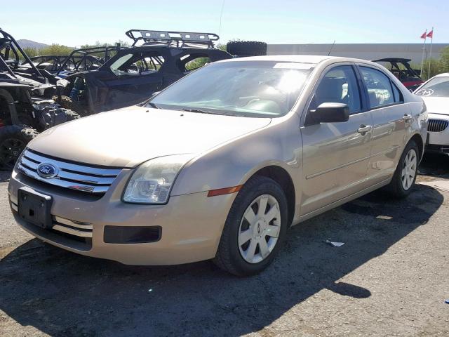 3FAHP06ZX8R190086 - 2008 FORD FUSION S TAN photo 2