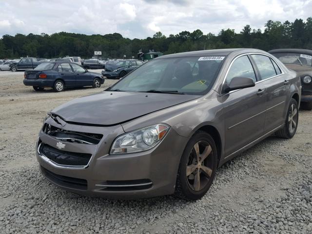 1G1ZC5EU8BF170221 - 2011 CHEVROLET MALIBU 1LT BROWN photo 2