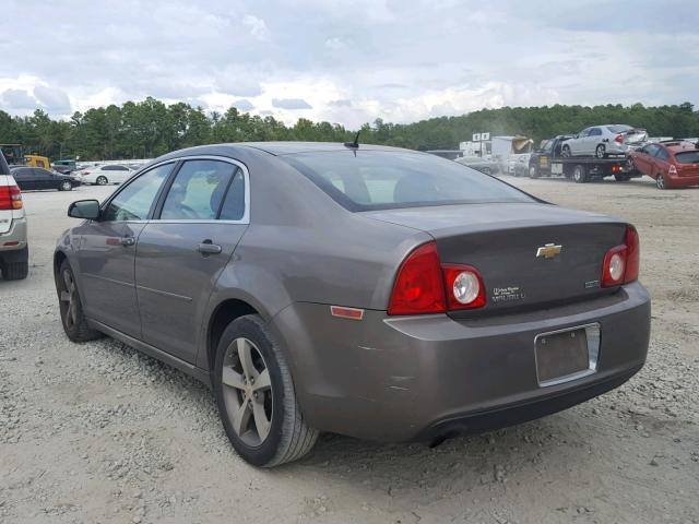 1G1ZC5EU8BF170221 - 2011 CHEVROLET MALIBU 1LT BROWN photo 3