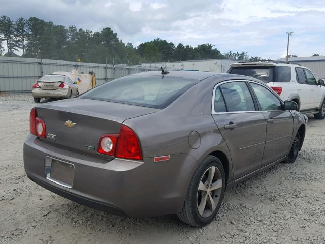 1G1ZC5EU8BF170221 - 2011 CHEVROLET MALIBU 1LT BROWN photo 4