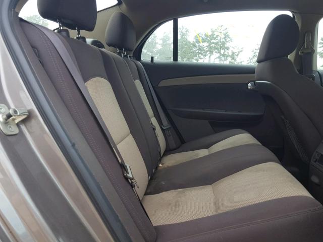 1G1ZC5EU8BF170221 - 2011 CHEVROLET MALIBU 1LT BROWN photo 6