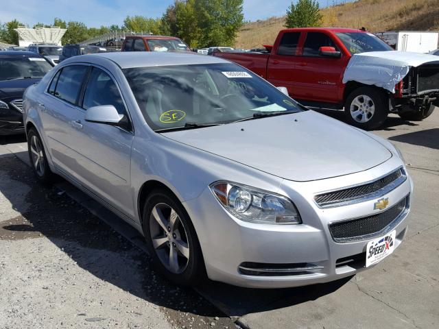 1G1ZC5E12BF313220 - 2011 CHEVROLET MALIBU 1LT SILVER photo 1