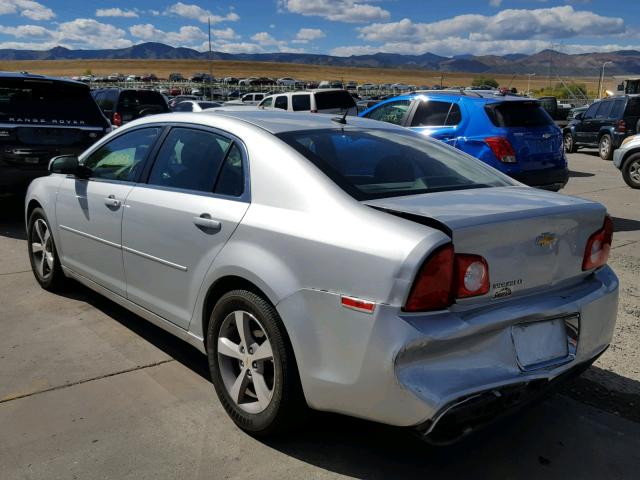 1G1ZC5E12BF313220 - 2011 CHEVROLET MALIBU 1LT SILVER photo 3