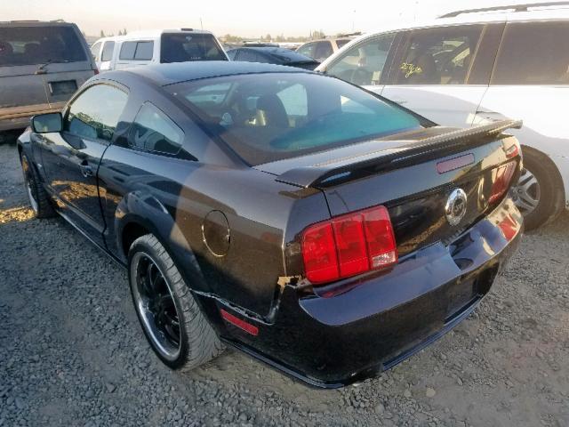 1ZVFT82H455245426 - 2005 FORD MUSTANG GT BLACK photo 3